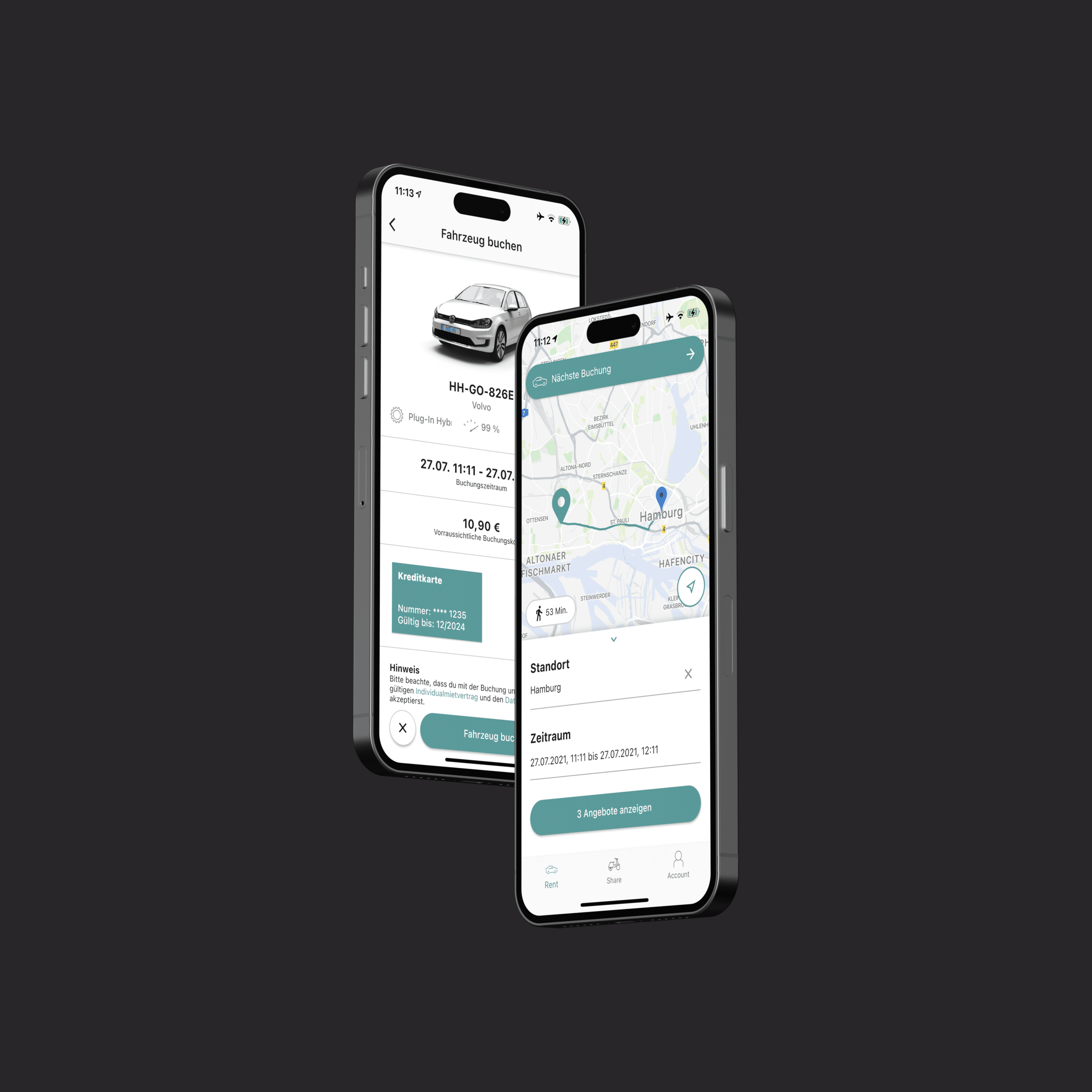 GoMobile - Car Sharing App
