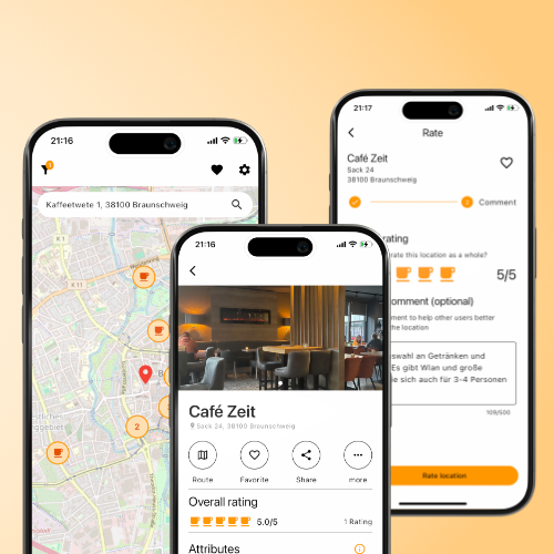 Twork - Laptopfreundliche Cafés finden
